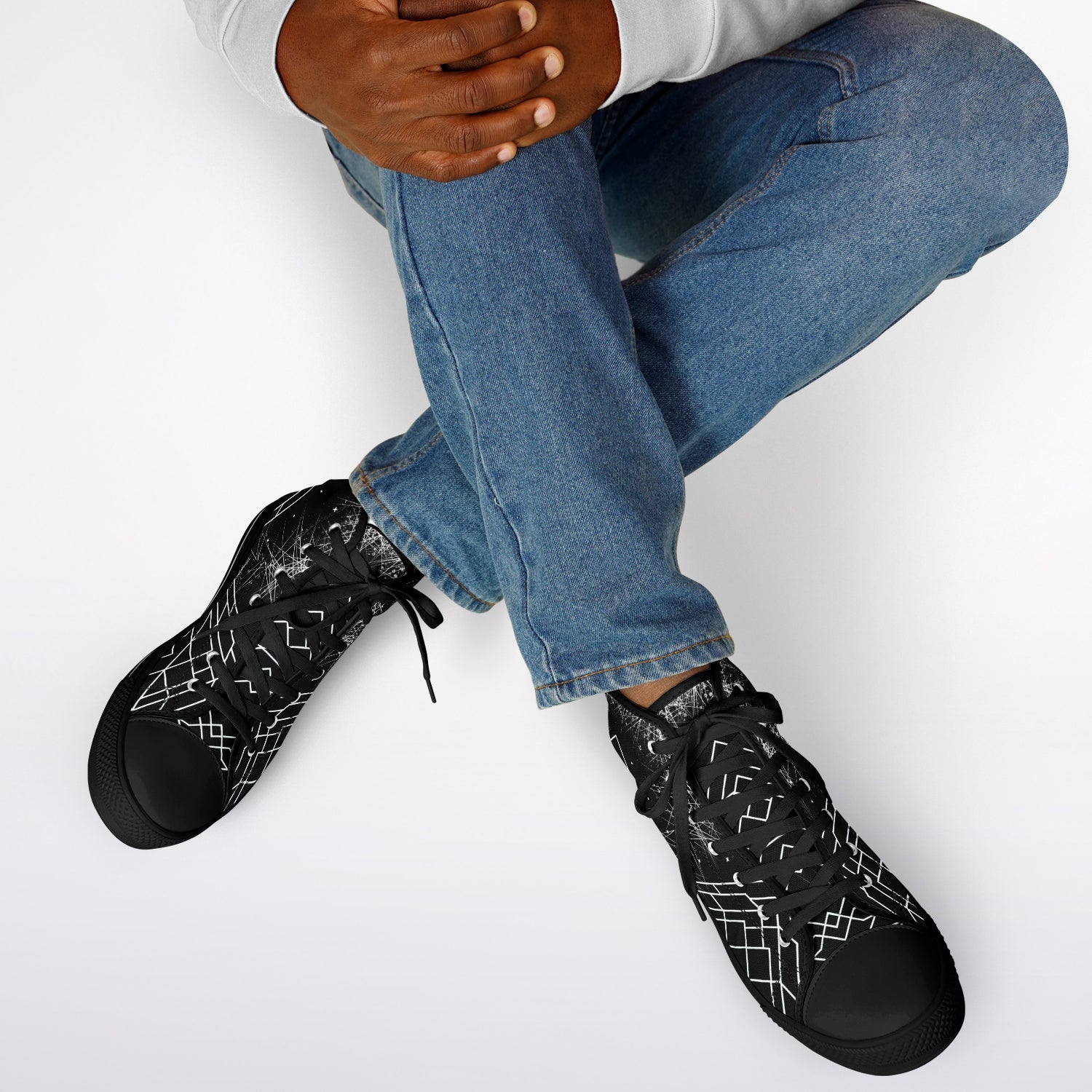 $NiieihiiNookei Urban Peak High Top Shoes - AOP