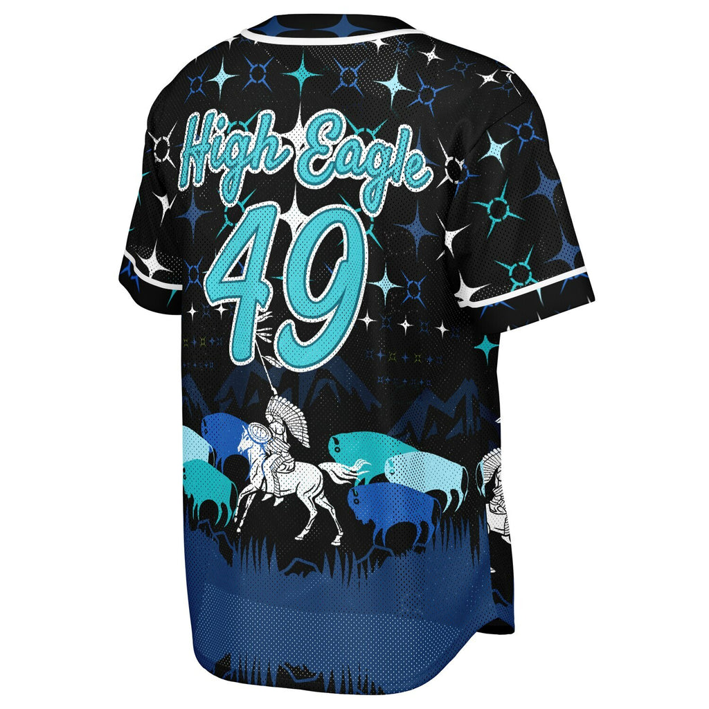 #49 High Eagle Premium Baseball Jersey - AOP