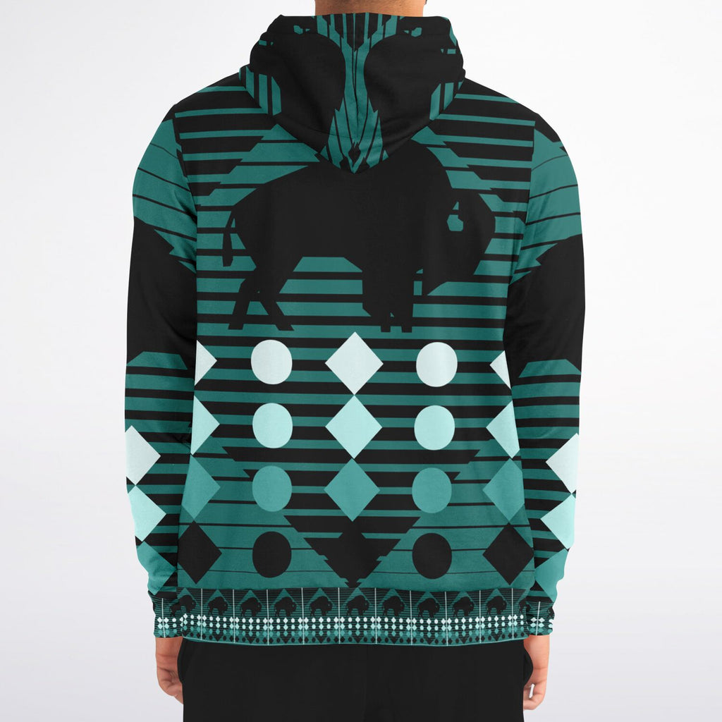 $NiieihiiNookei Fashion Zip-Up Hoodie - AOP