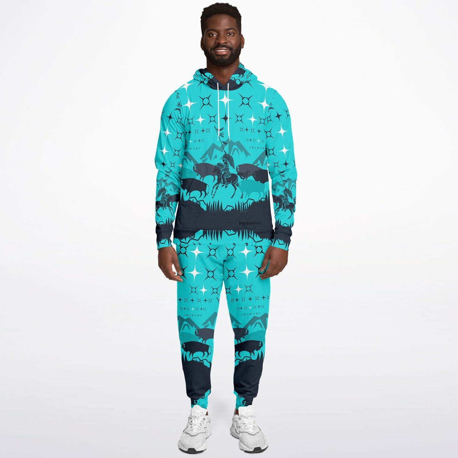 $NiieihiiNookei Hoodie & Jogger Set - AOP