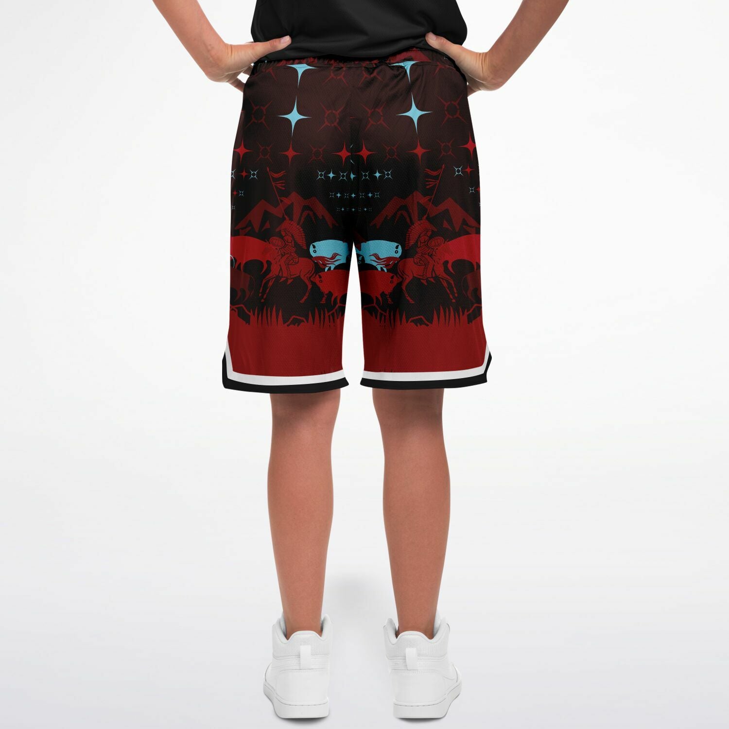 $NiieihiiNookei Basketball Short Rib - AOP