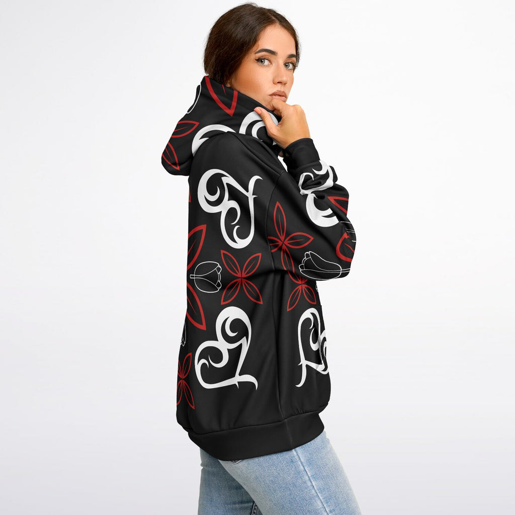 $NiieihiiNookei Heavyweight Oversized Hoodie - AOP