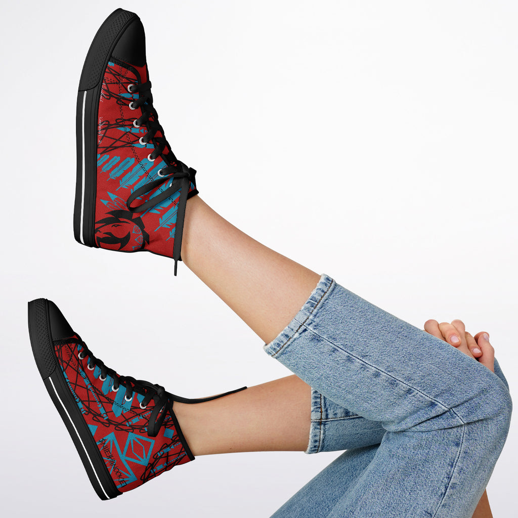 $NiieihiiNookei Urban Peak High Top Shoes - AOP