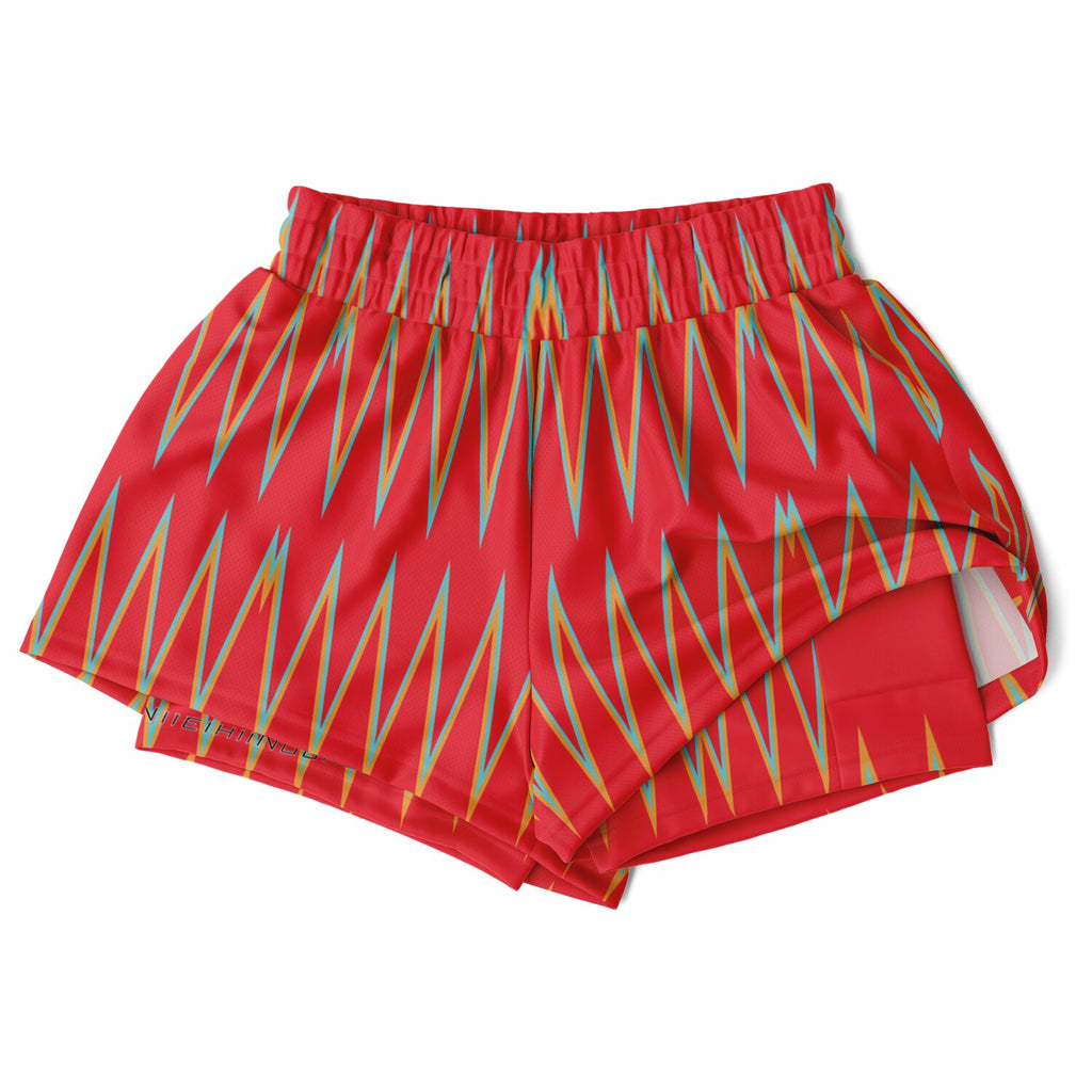 $NiieihiiNookei Women's 2-in-1 Shorts - AOP