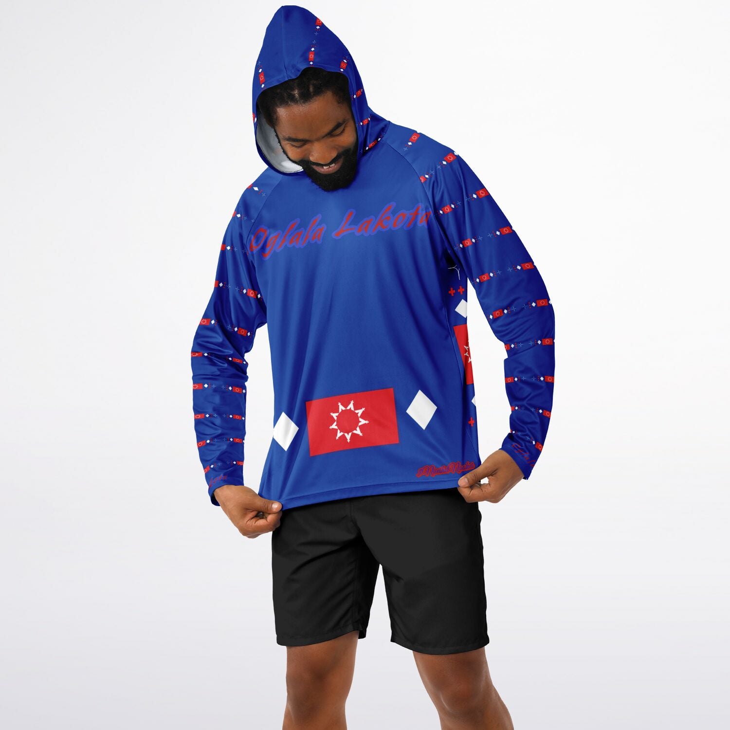 Oglala Sioux Tribe Logo Performance Hoodie - AOP