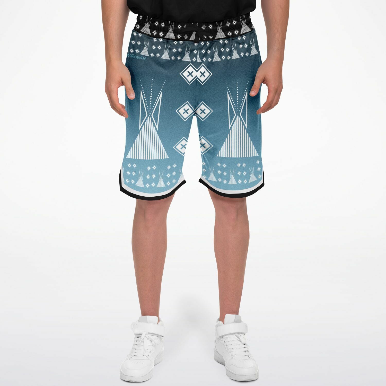 $NiieihiiNookei Basketball Short Rib - AOP
