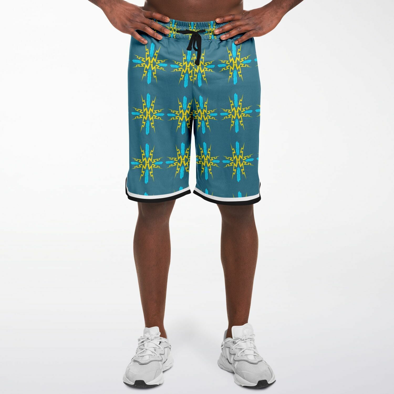 $NiieihiiNookei Basketball Short Rib - AOP