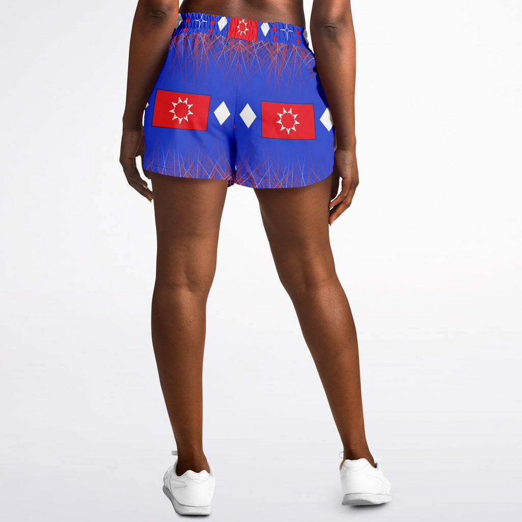 Oglala Lakota Flag Athletic Shorts - AOP