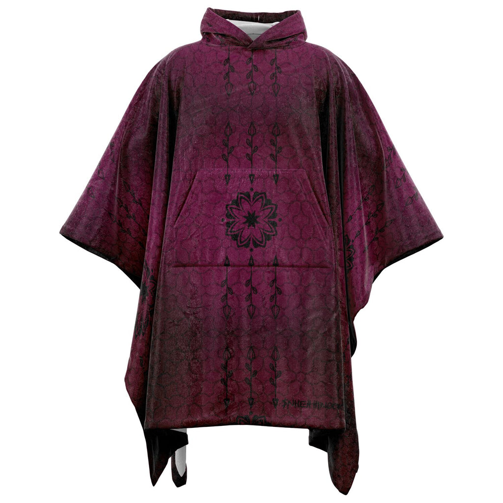 $NiieihiiNookei Flannel Blanket Poncho - AOP