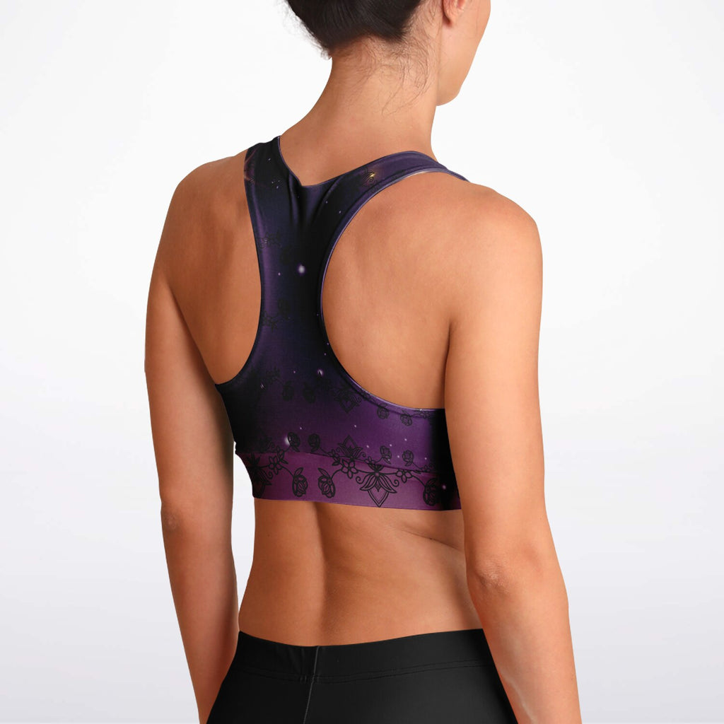 $NiieihiiNookeiPadded Sports Bra - AOP