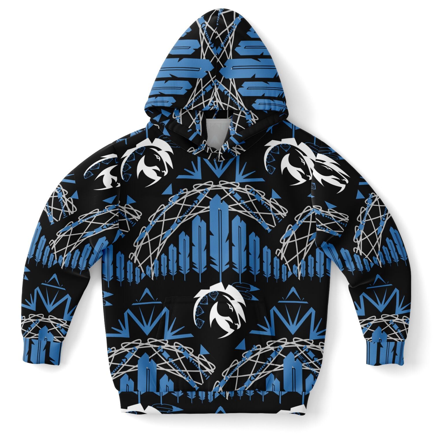 $NiieihiiNookei Athletic Kids Hoodie - AOP