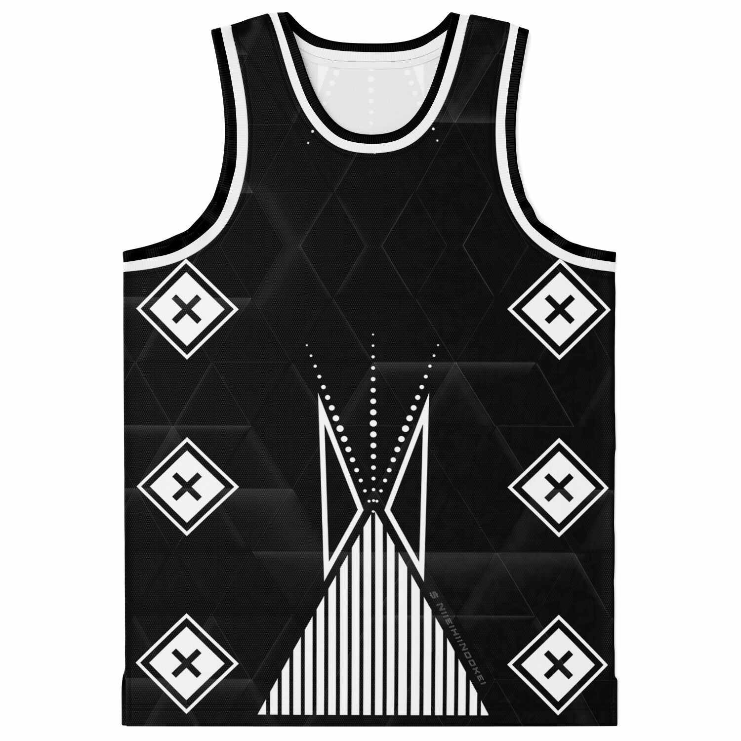 $NiieihiiNookei Basketball Jersey Rib - AOP