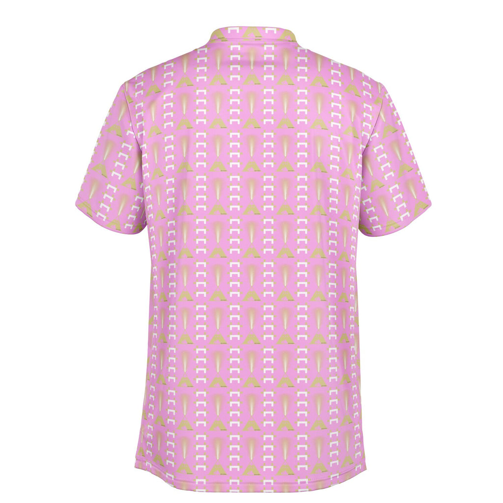 $NiieihiiNookei Blade Collar Polo Shirt - AOP