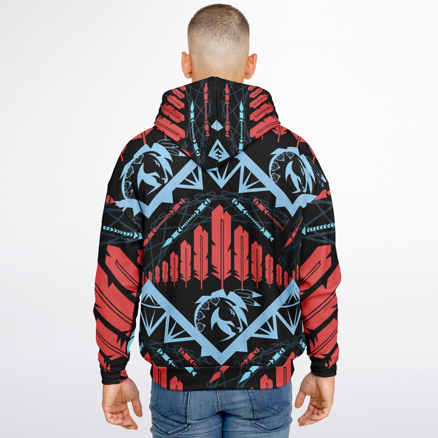 $NiieihiiNookei #Heavyweight Oversized Hoodie - AOP