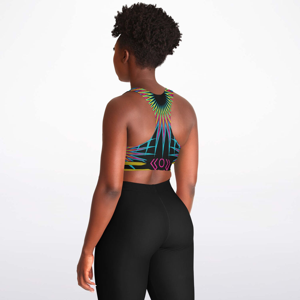 $NiieihiiNookei Padded Sports Bra - AOP