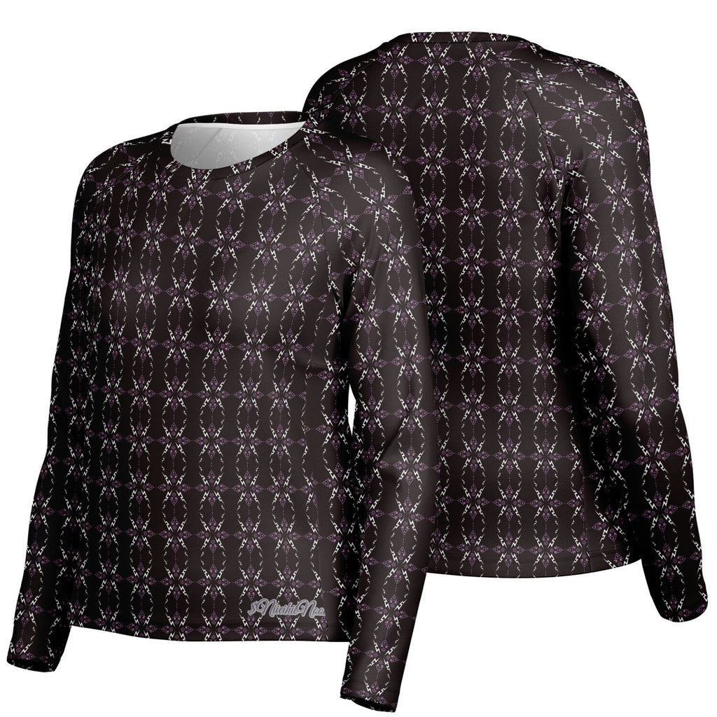 $NiieihiiNookei Women's Long Sleeve Performance Shirt - AOP