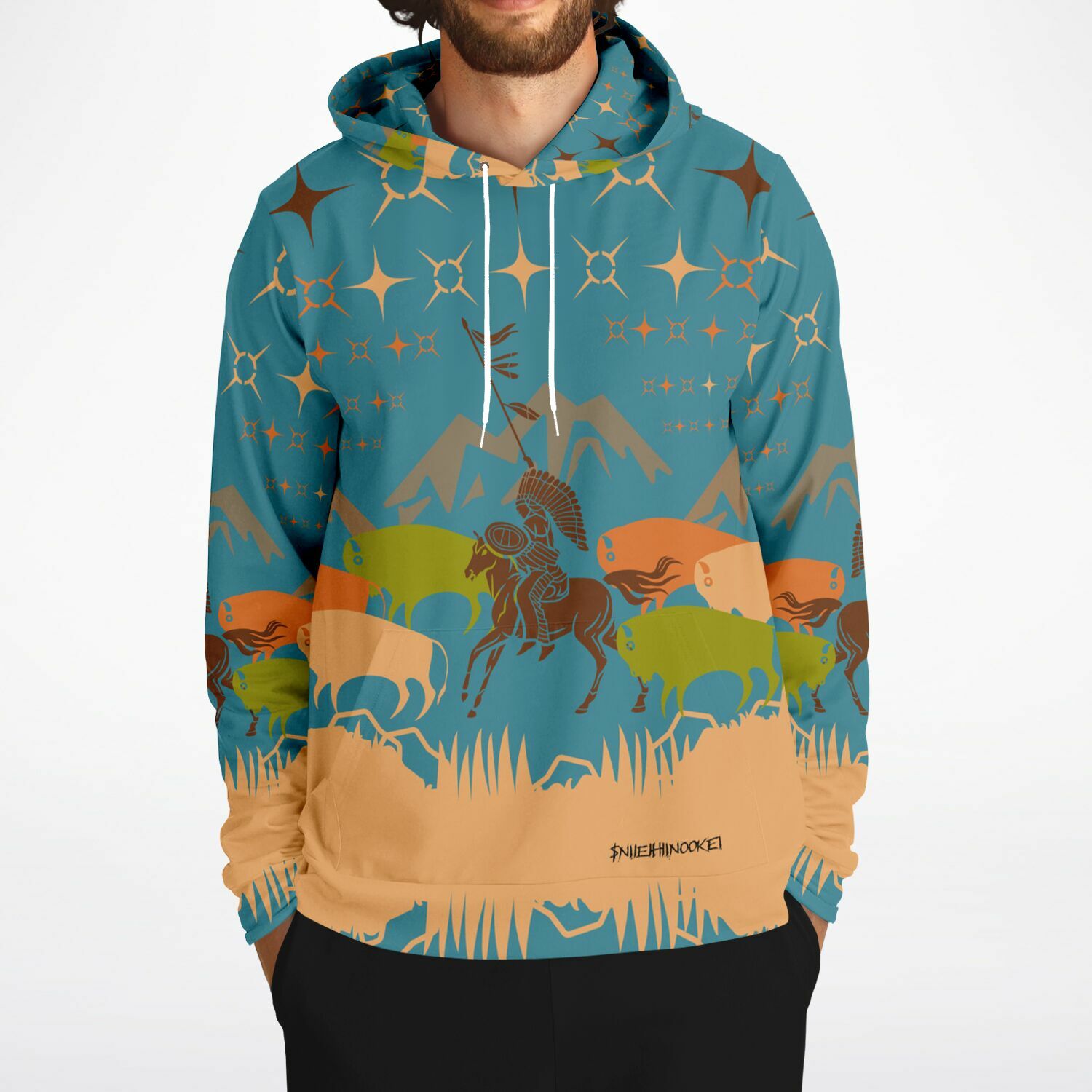 $NiieihiiNookei Athletic Hoodie - AOP