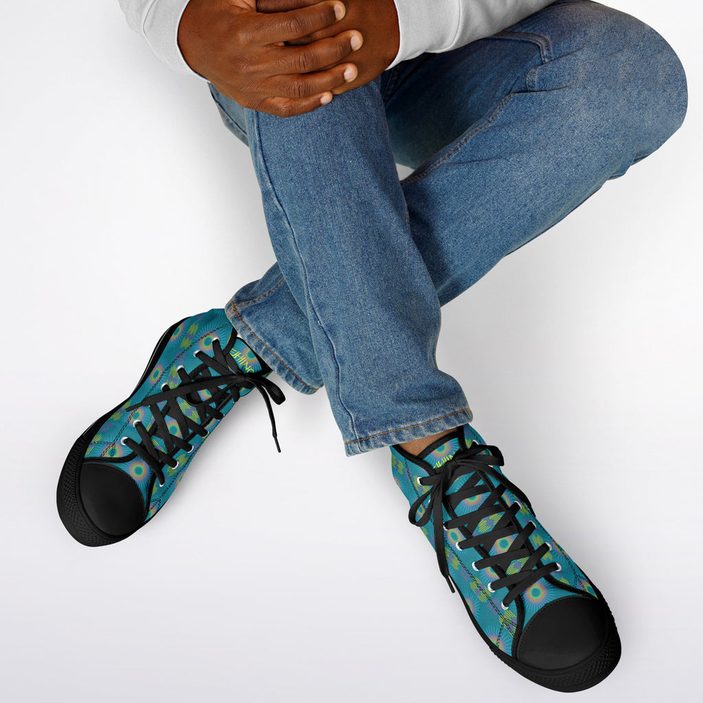 $NiieihiiNookei Urban Peak High Top Shoes - AOP