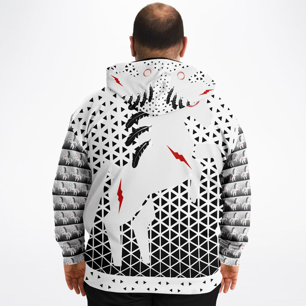 $NiieihiiNookei Plus-size Hoodie - AOP