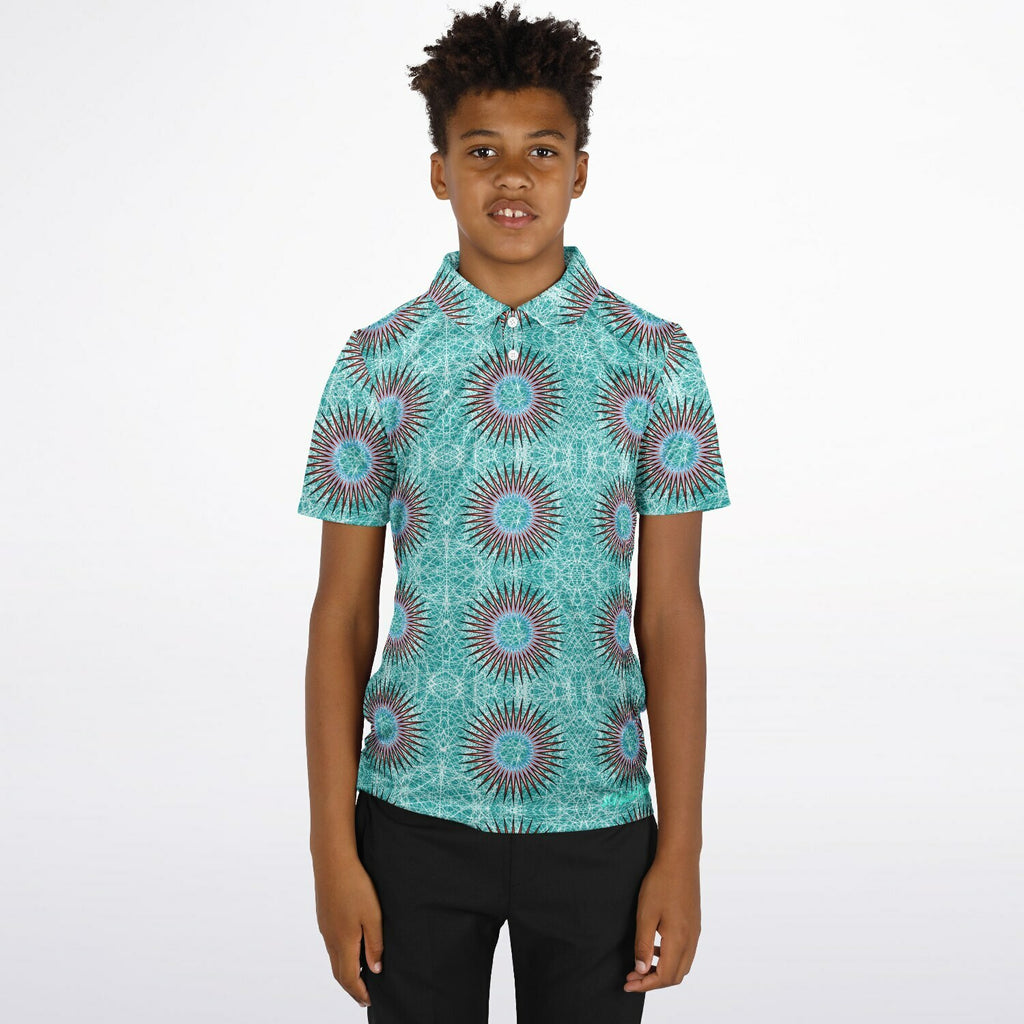 $NiieihiiNookei Kids Polo Shirt - AOP