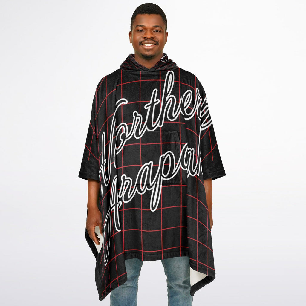 $NiieihiiNookei Northern Arapaho Flannel Blanket Poncho - AOP
