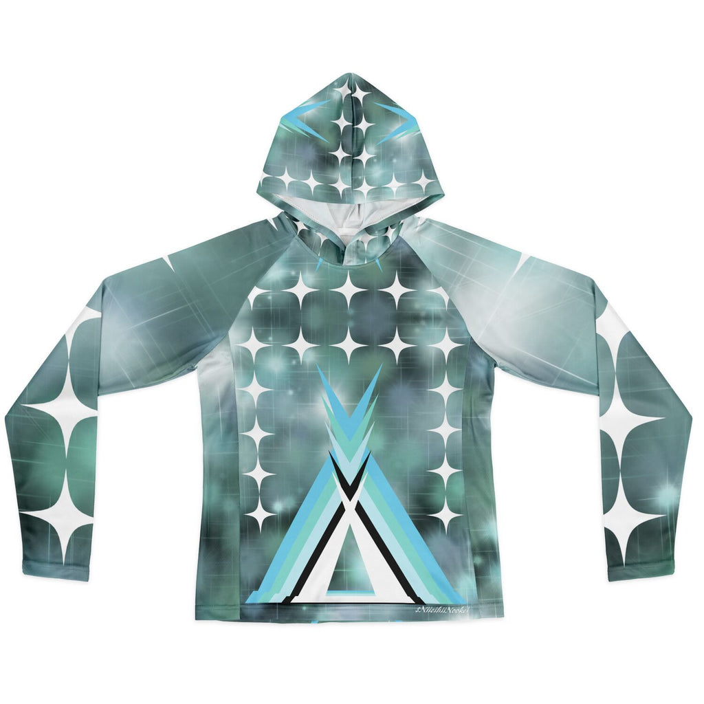$NiieihiiNookei Hooded Performance Shirt - AOP
