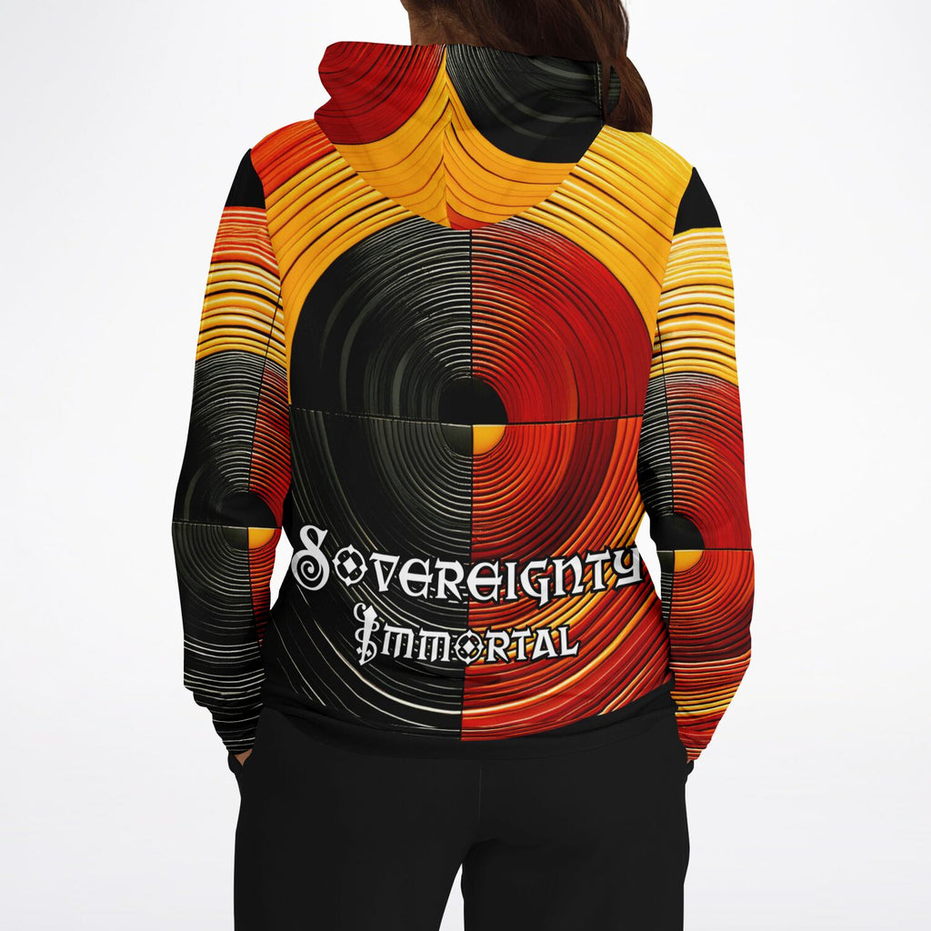 Sovereignty Immortal by $NiieihiiNookei Athletic Hoodie - AOP