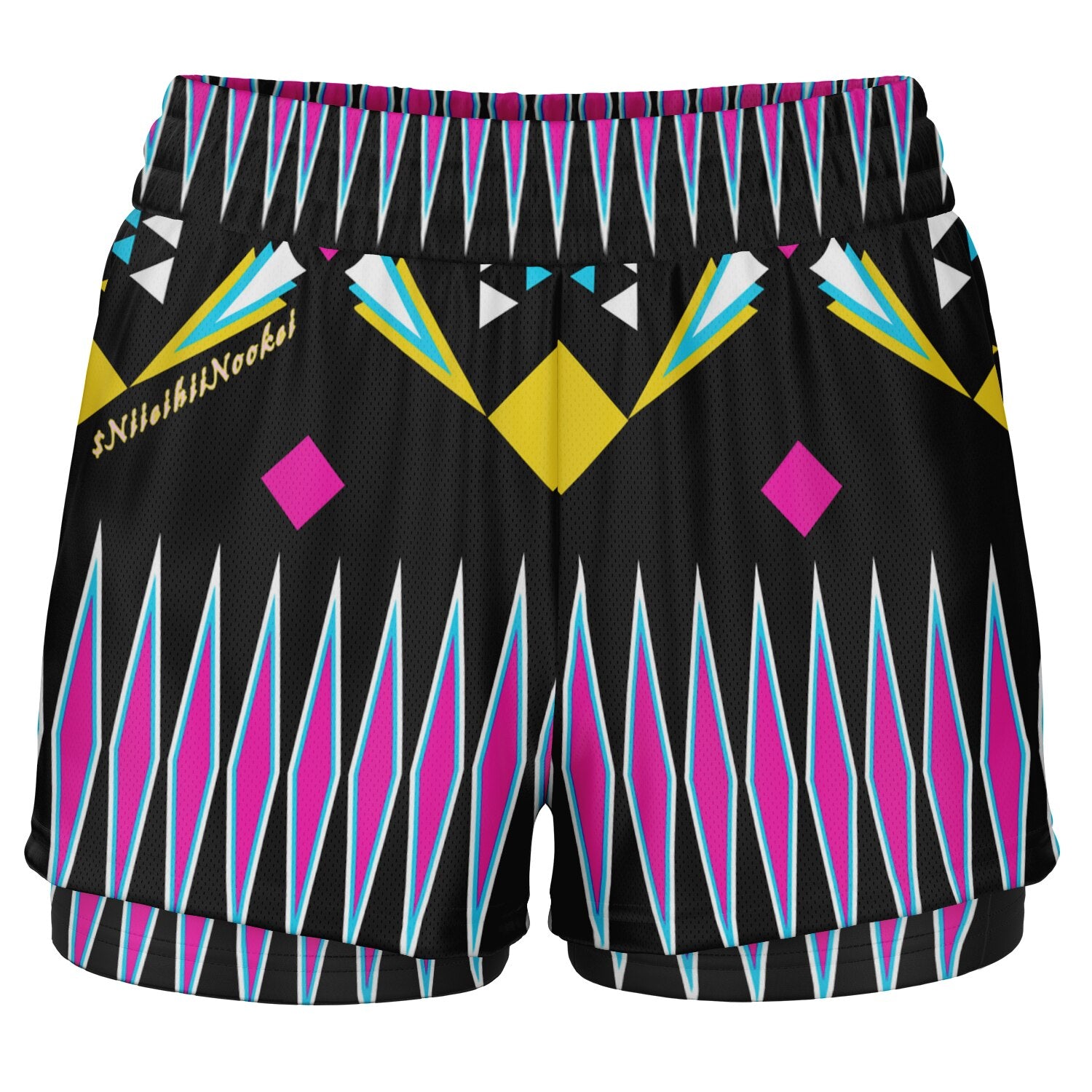 $NiieihiiNookei Women's 2-in-1 Shorts - AOP