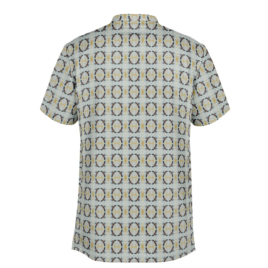 $NiieihiiNookei Blade Collar Polo Shirt - AOP