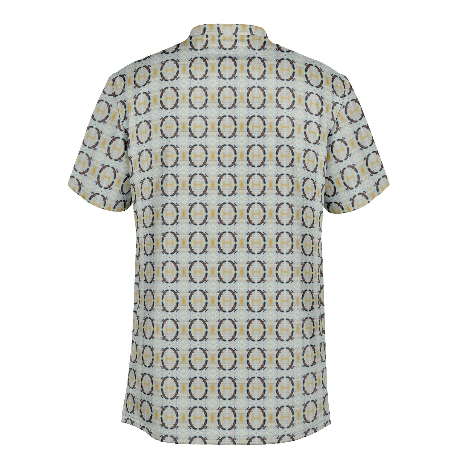 $NiieihiiNookei Blade Collar Polo Shirt - AOP