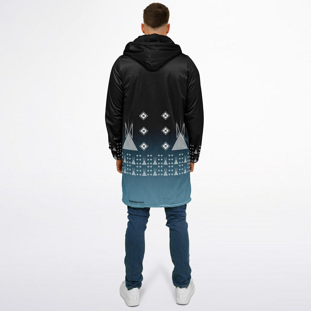 $NiieihiiNookei Zipper Cloak - AOP