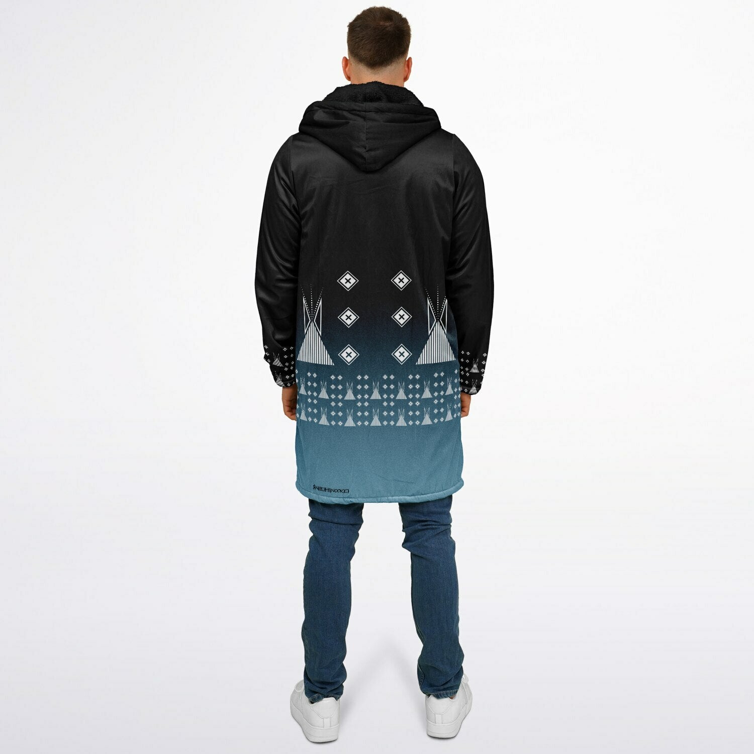 $NiieihiiNookei Zipper Cloak - AOP