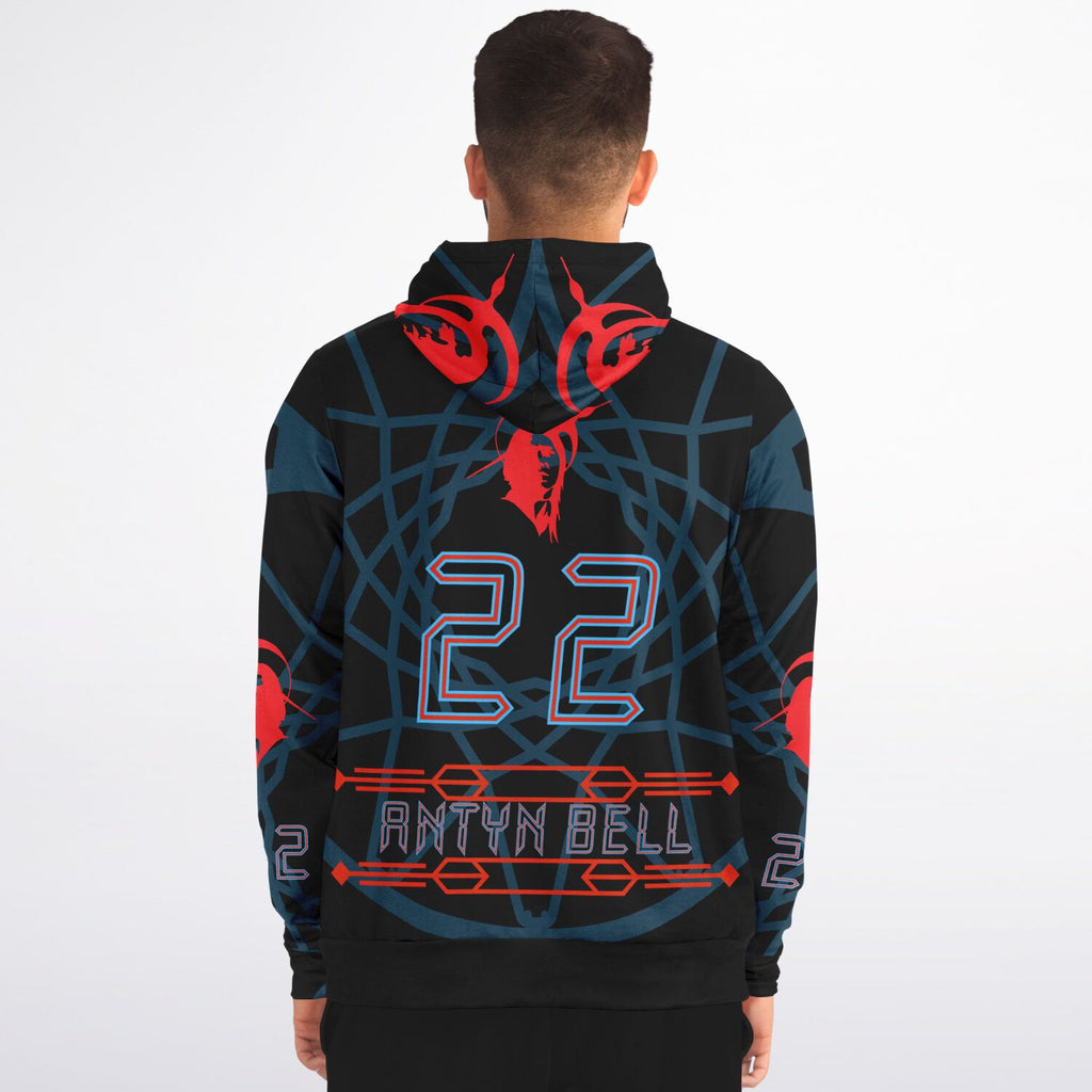 $NiieihiiNookei Athletic Zip-Up Hoodie - AOP