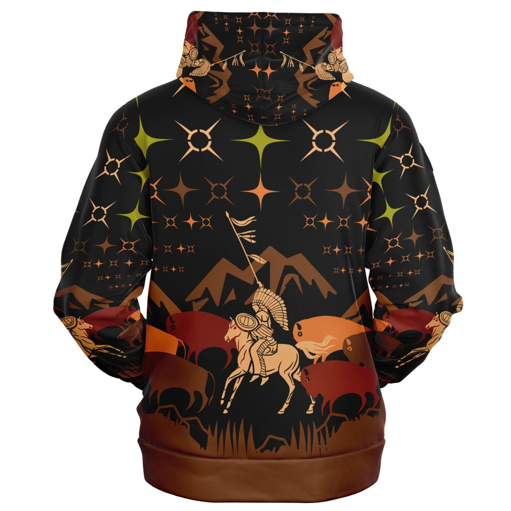 $NiieihiiNookei Athletic Zip-Up Hoodie - AOP