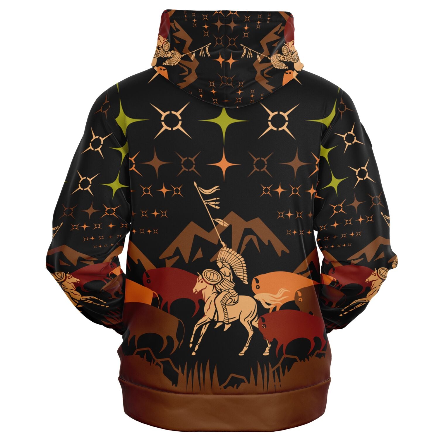 $NiieihiiNookei Athletic Zip-Up Hoodie - AOP