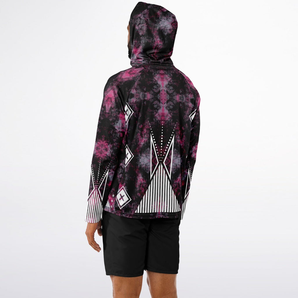 $NiieihiiNookei Long Sleeve Hooded Performance- AOP