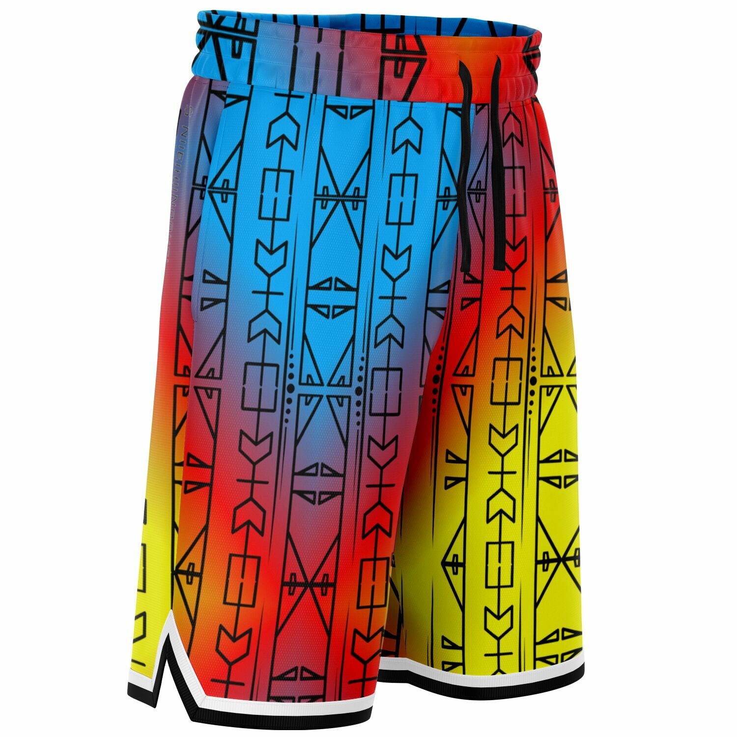 $NiieihiiNookei Basketball Short Rib - AOP