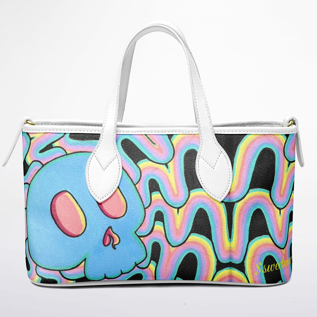 $sweetmw02 Leather Tote Bag - AOP