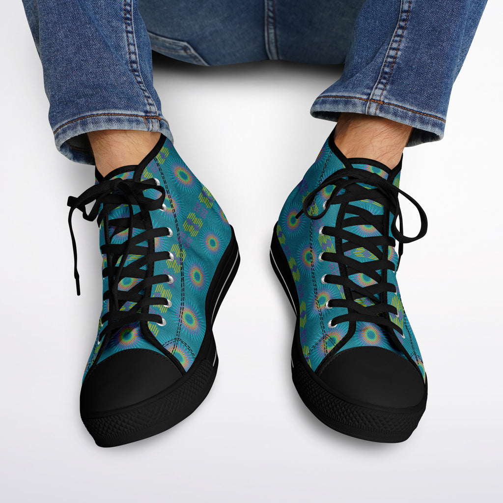 $NiieihiiNookei Urban Peak High Top Shoes - AOP