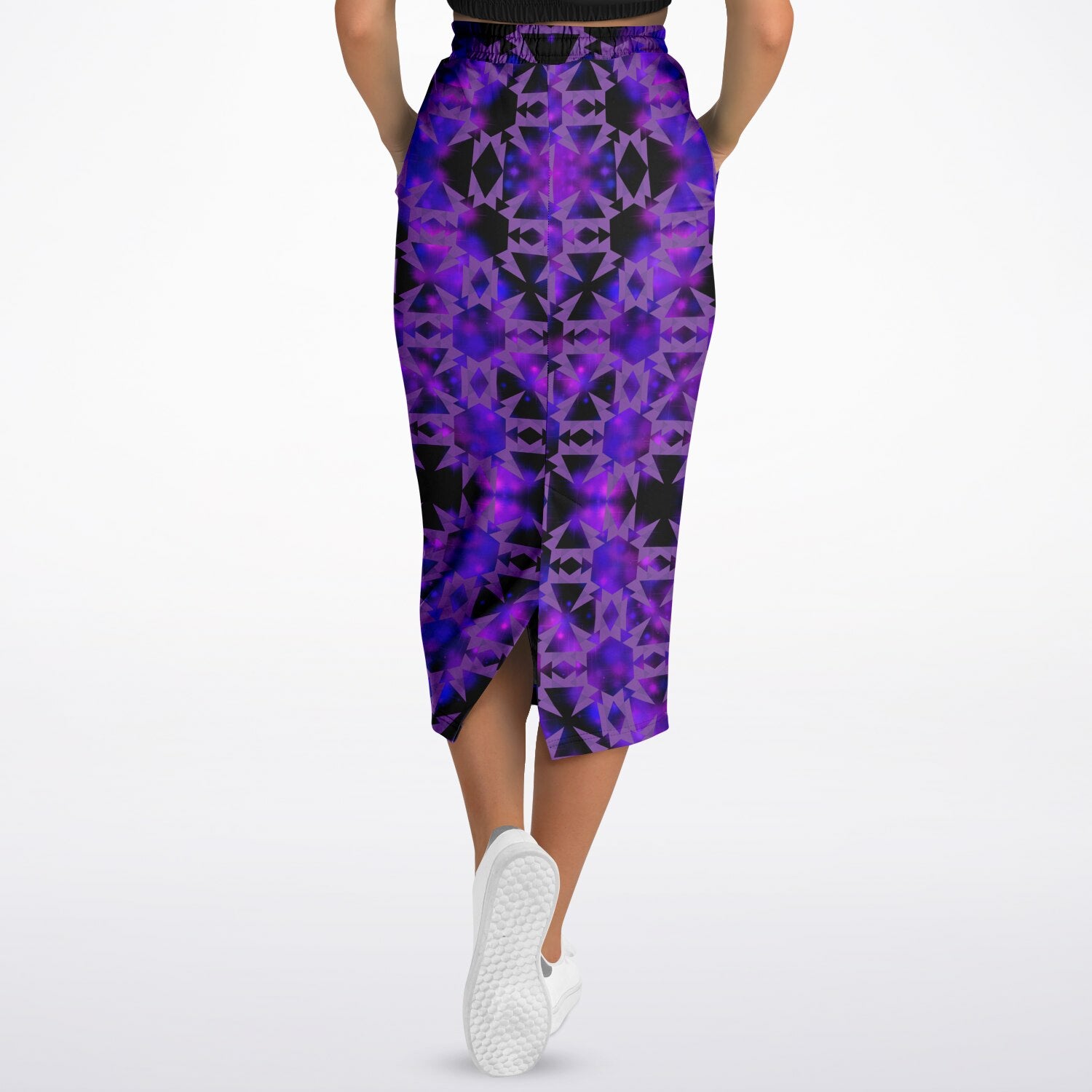 $NiieihiiNookei Athletic Long Pocket Skirt - AOP