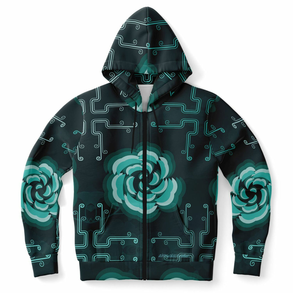 $NiieihiiNookei Fashion Zip-Up Hoodie - AOP