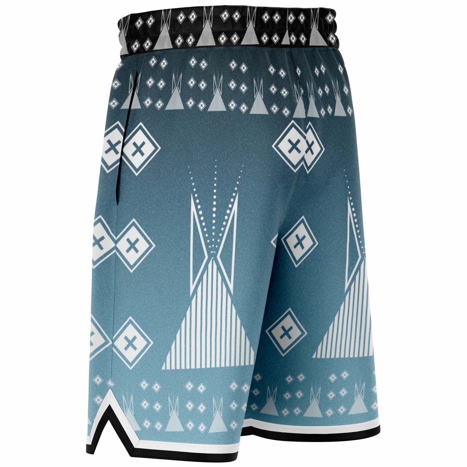 $NiieihiiNookei Basketball Short Rib - AOP
