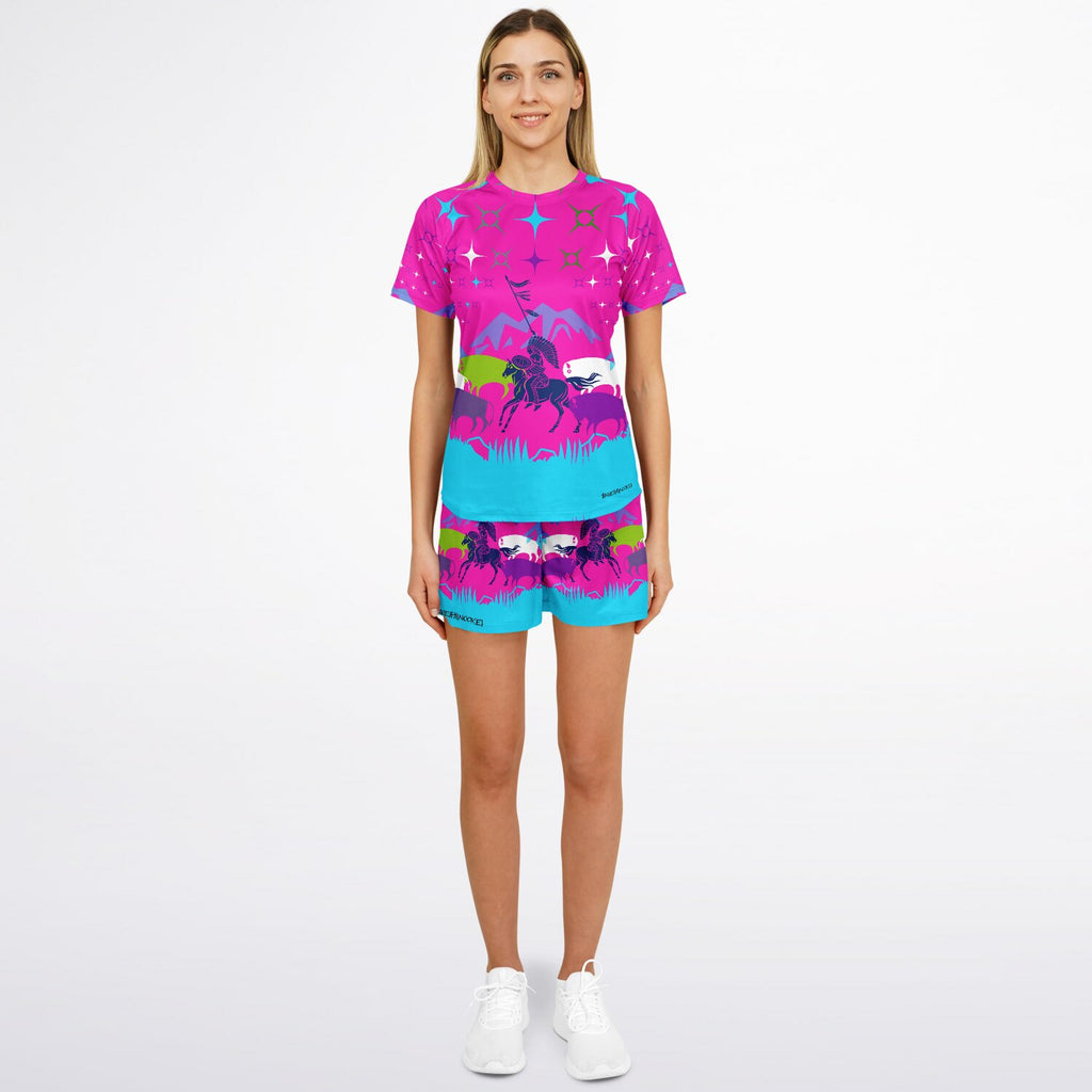 $NiieihiiNookei Women's Athletic Set - AOP