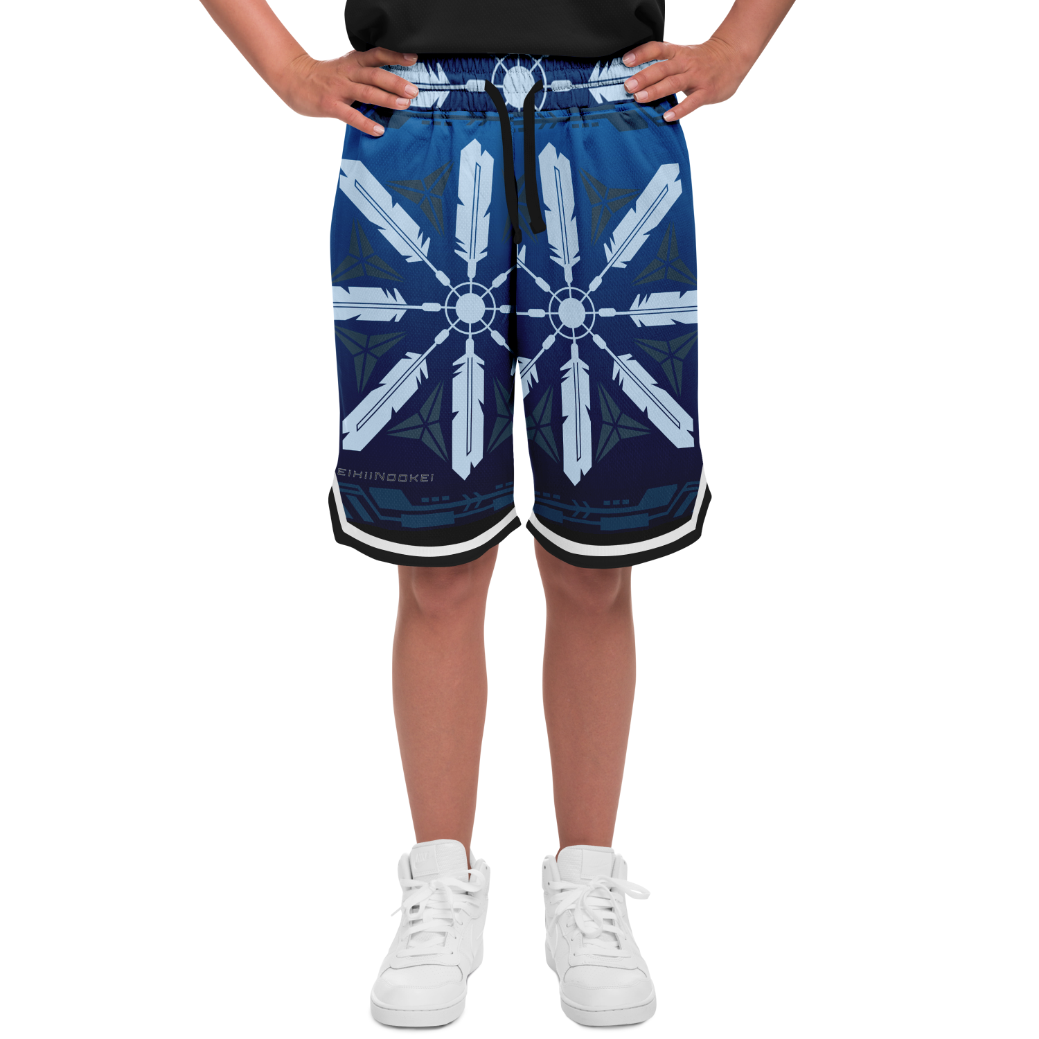 $NiieihiiNookei Basketball Short Rib - AOP
