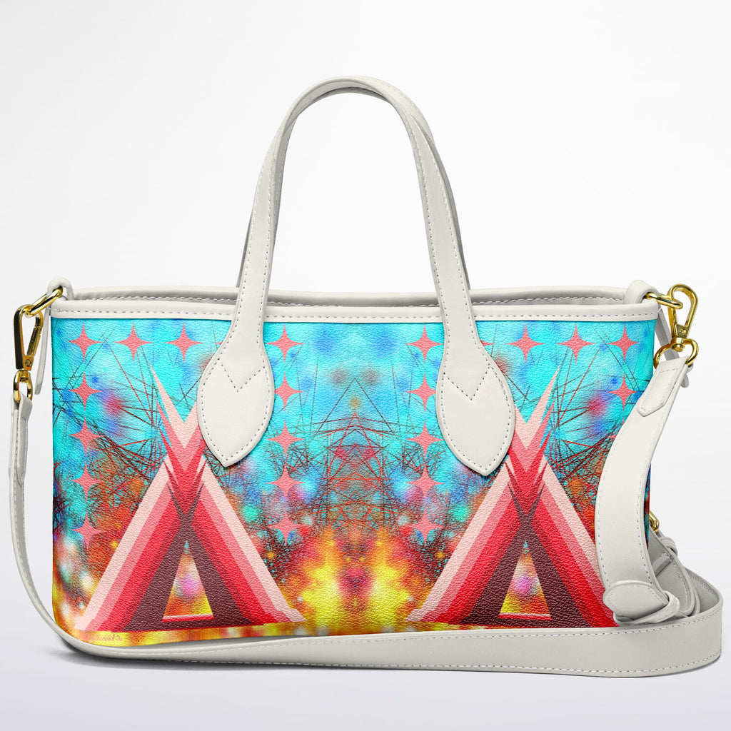$NiieihiiNookei Leather Tote Bag - AOP