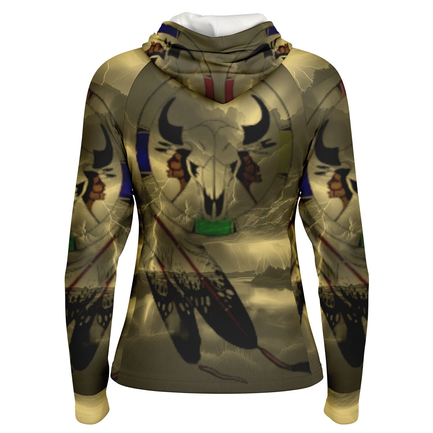 $NiieihiiNookei  Hooded Performance Shirt - AOP