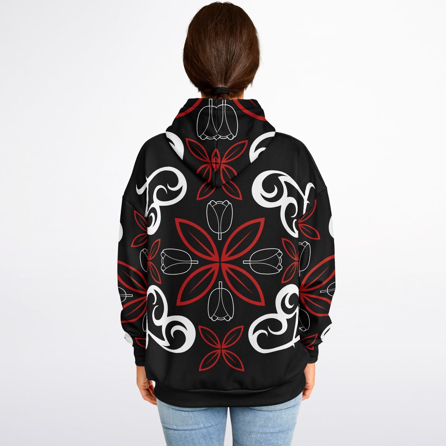 $NiieihiiNookei Heavyweight Oversized Hoodie - AOP