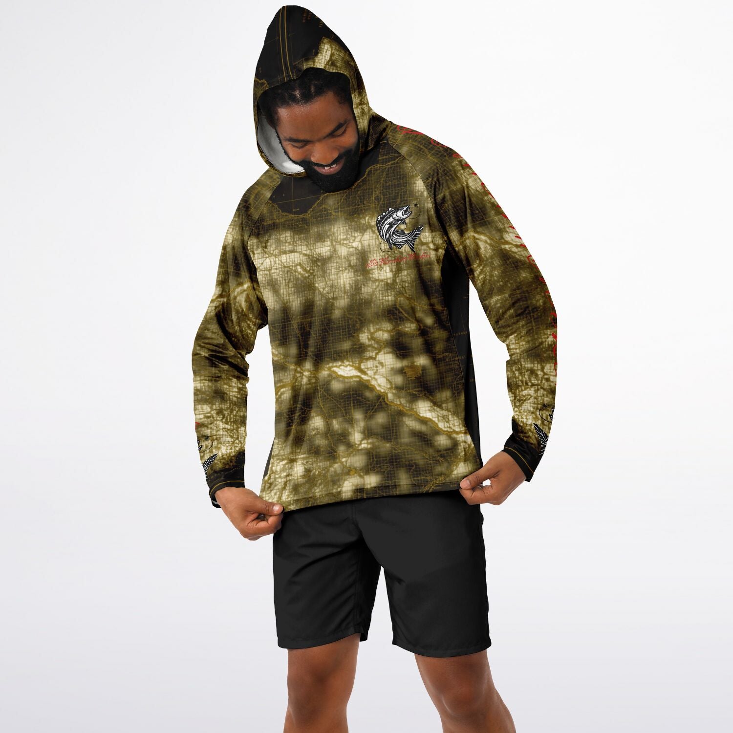 $NiieihiiNookei Performance Fishing Hoodie - 40+UPF