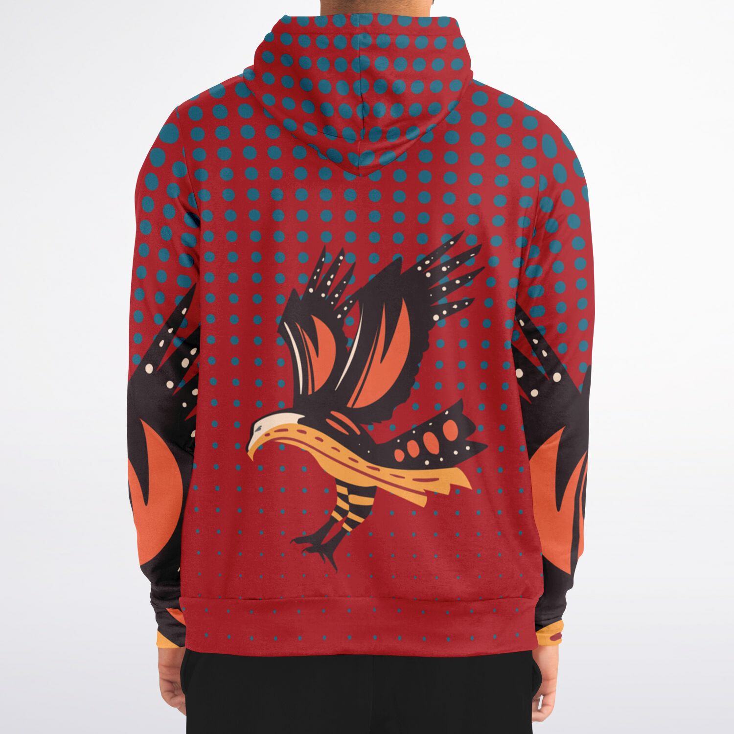 $NiieihiiNookei Athletic Zip-Up Hoodie - AOP