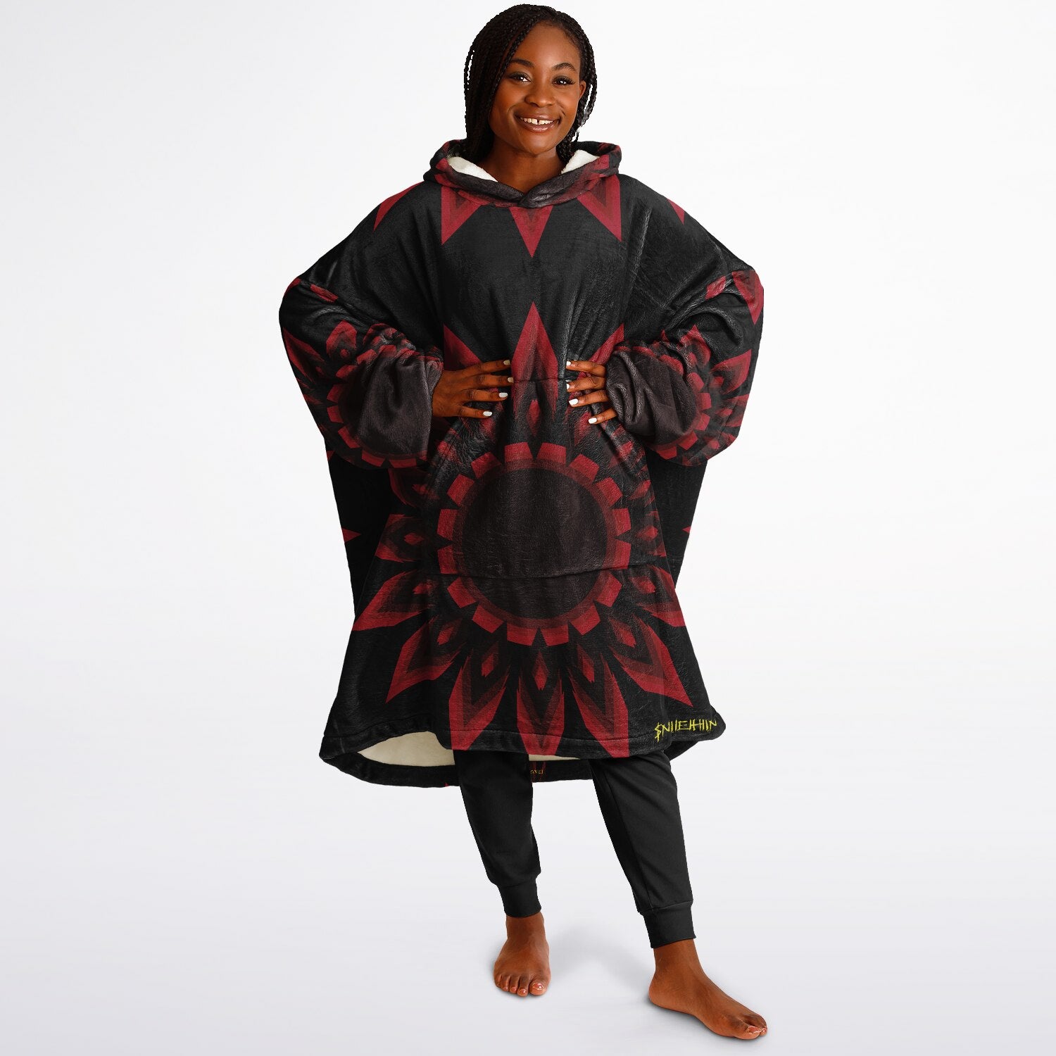 $NiieihiiNookei Snug Hoodie Economy - AOP